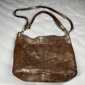 Hobo Pier Convertible Bag Coffee Galaxy Crossbody/Shoulder Boho Leather Slouchy